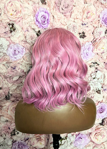 Pink Wave Lace Front Wigs
